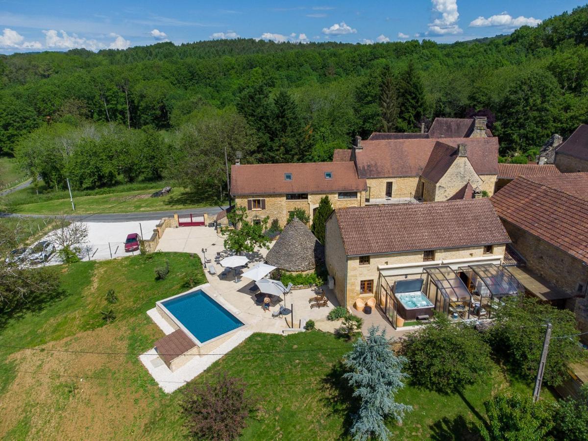 Aux Bories De Marquay, Chambres D'Hotes B&B Avec Piscine Et Spa Pres De Sarlat Ngoại thất bức ảnh