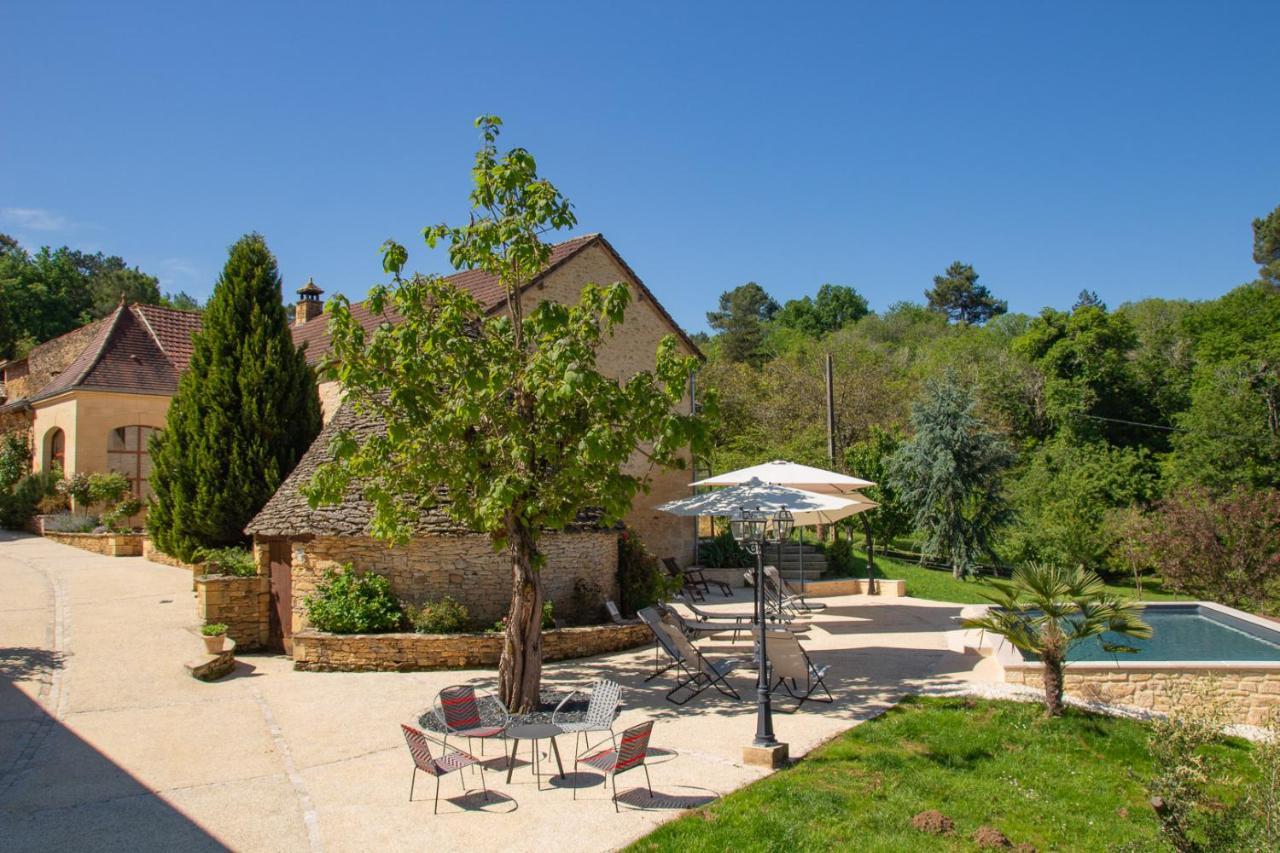 Aux Bories De Marquay, Chambres D'Hotes B&B Avec Piscine Et Spa Pres De Sarlat Ngoại thất bức ảnh