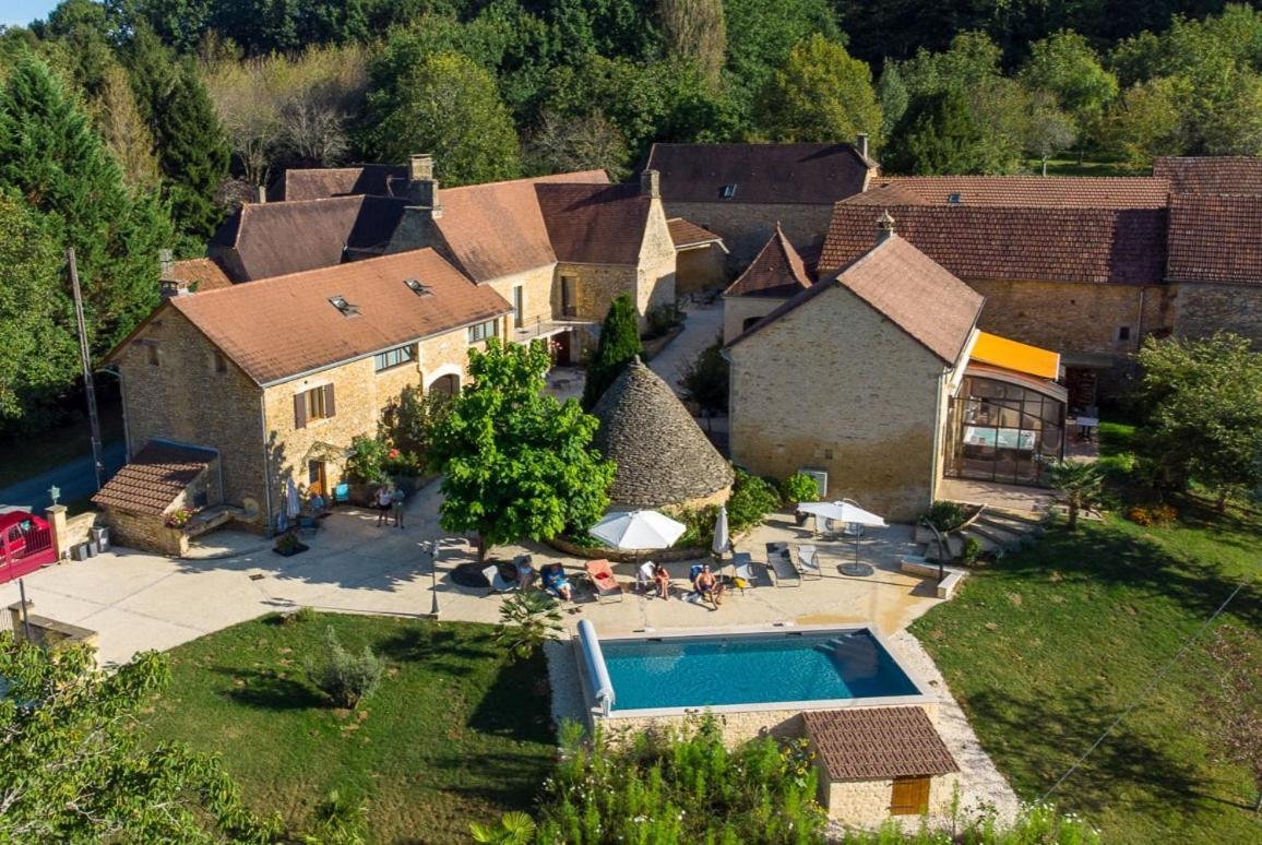 Aux Bories De Marquay, Chambres D'Hotes B&B Avec Piscine Et Spa Pres De Sarlat Ngoại thất bức ảnh
