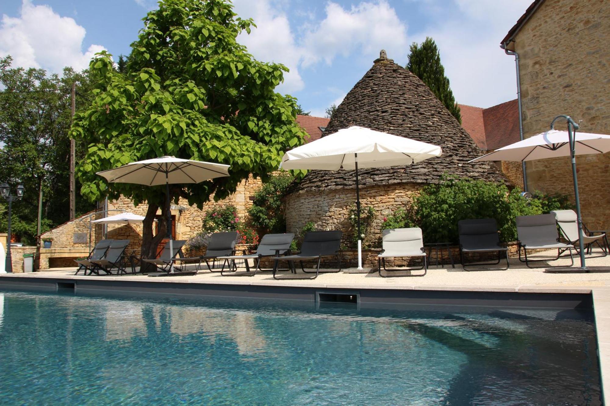 Aux Bories De Marquay, Chambres D'Hotes B&B Avec Piscine Et Spa Pres De Sarlat Ngoại thất bức ảnh